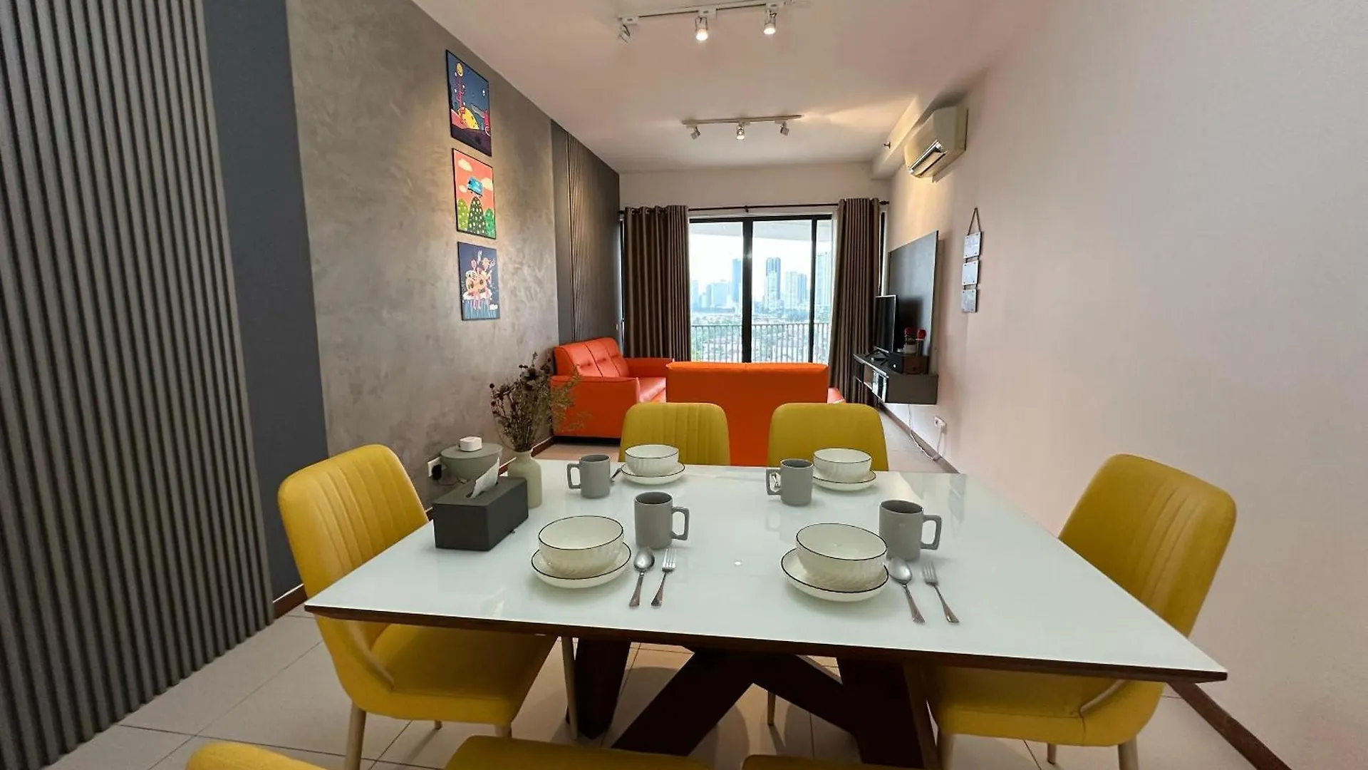 New 4Queen Bed 3 Room 2Cp Near Gurney With Tvbox And Ktv Set Tanjung Tokong