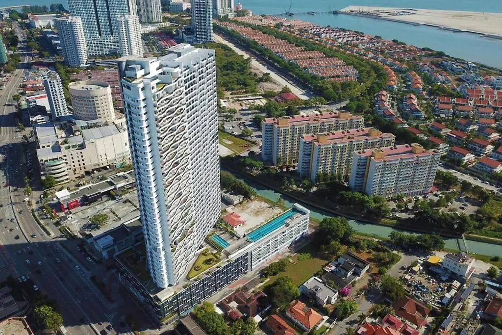 Apartment New 4Queen Bed 3 Room 2Cp Near Gurney With Tvbox And Ktv Set Tanjung Tokong