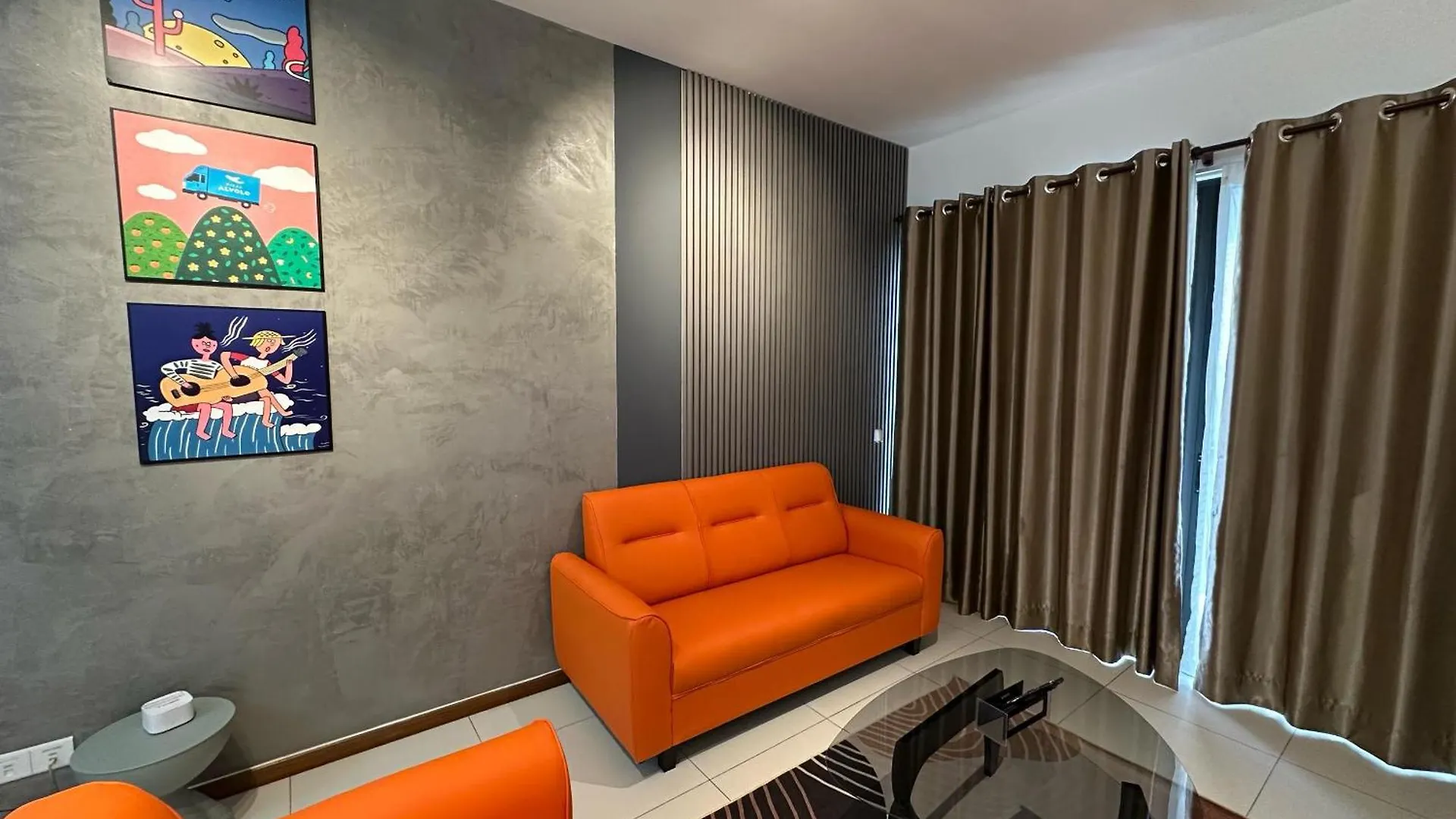Apartment New 4Queen Bed 3 Room 2Cp Near Gurney With Tvbox And Ktv Set Tanjung Tokong