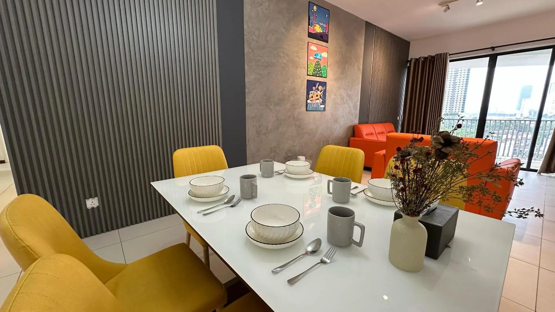 New 4Queen Bed 3 Room 2Cp Near Gurney With Tvbox And Ktv Set Tanjung Tokong 0*,