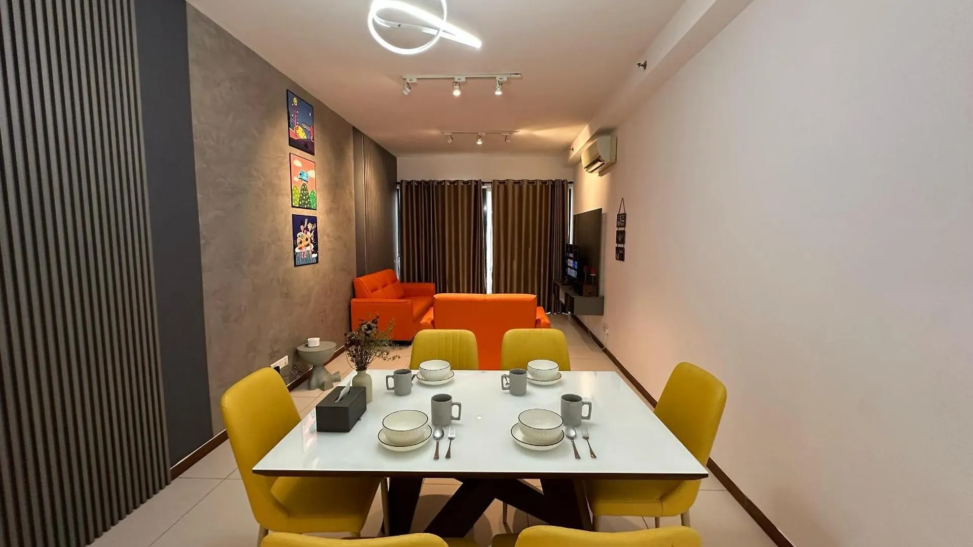 New 4Queen Bed 3 Room 2Cp Near Gurney With Tvbox And Ktv Set Tanjung Tokong